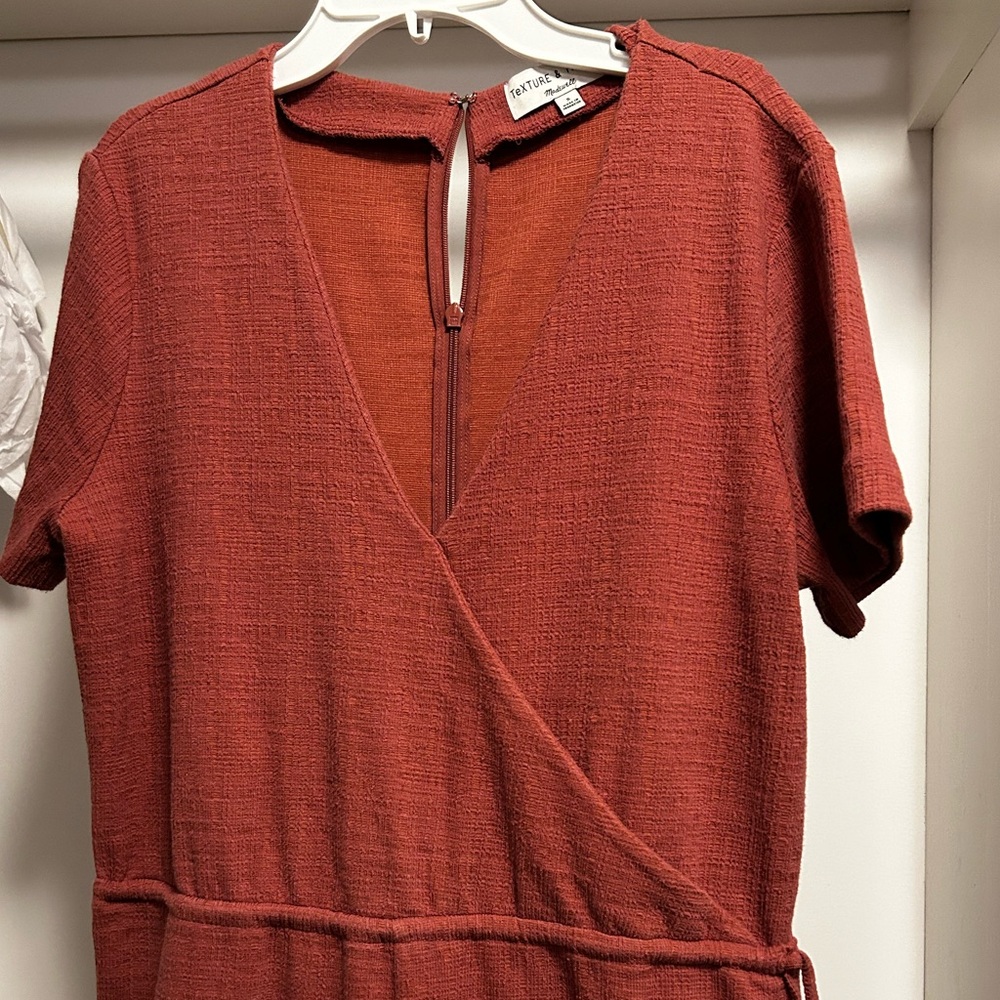 Madewell Women's Short Sleeve Wrap Jumpsuit - Picture 9 of 10